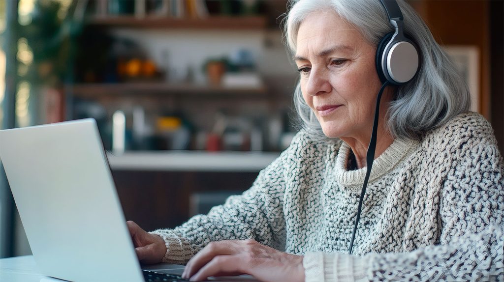 Online hearing test